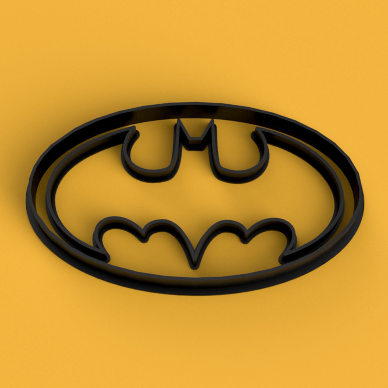 Cortantes 3D Batman Logo 1989 Personalizado Soraire Design