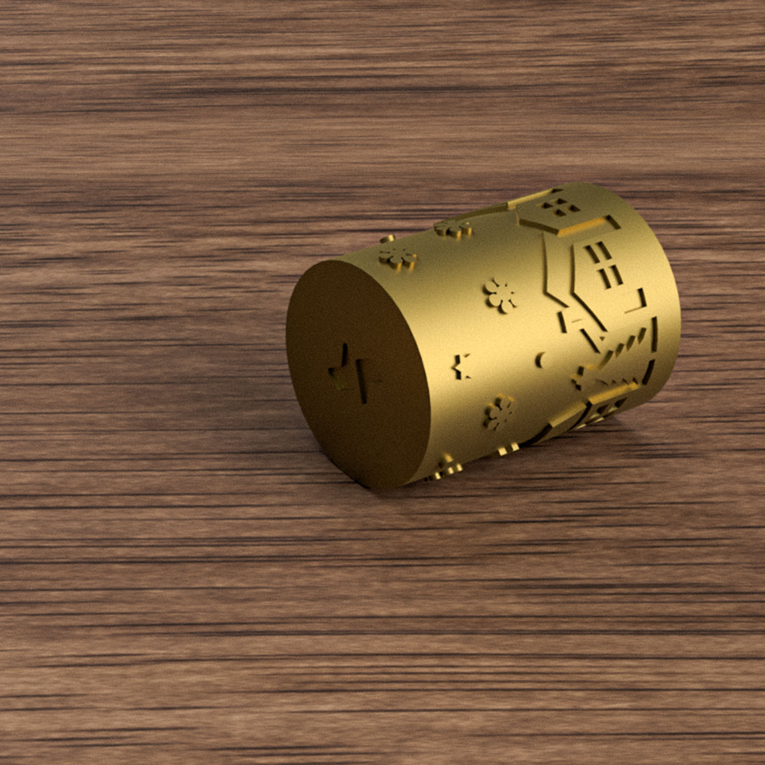 Rodillo textura 4cm - Ciudad en Navidad Ceramica