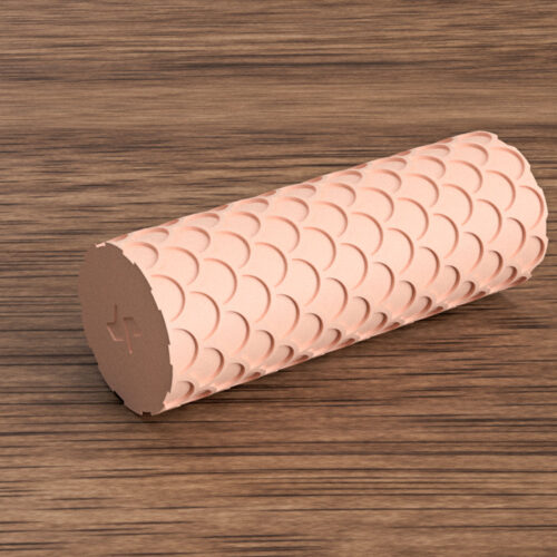Rodillo textura 8cm - Escamas Ceramica