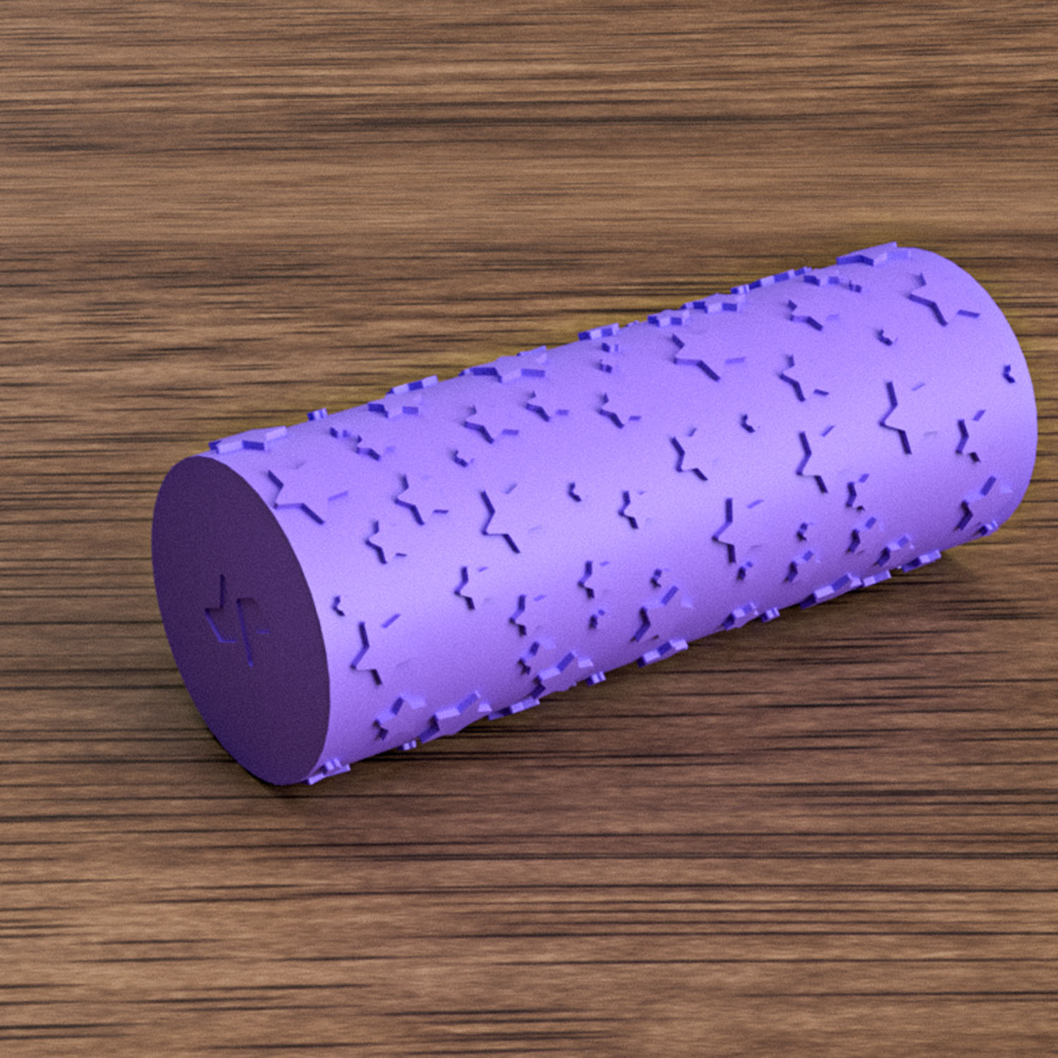 Rodillo textura 8cm - Estrellado Ceramica