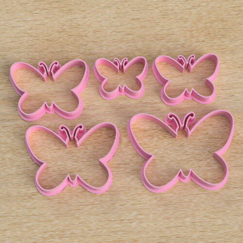 Set Cortantes Mariposas x5