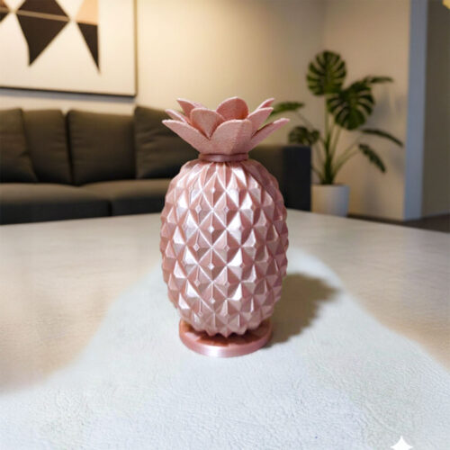 Ananá 15cm – Mod. 04 - Color Seda Rosa Deco Soraire Design