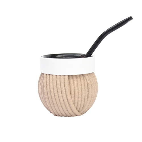 Mate 3D Ovillo de Lana Beige