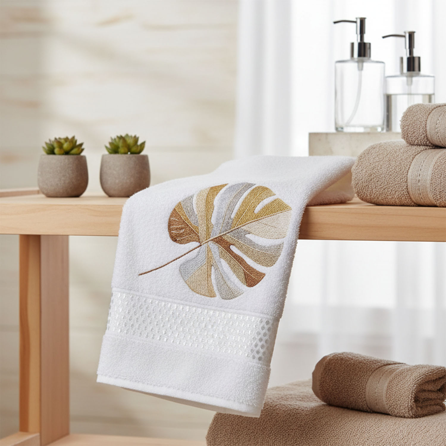 Toalla estampada 45x70 personalizable sublimada DTF Soraire Design