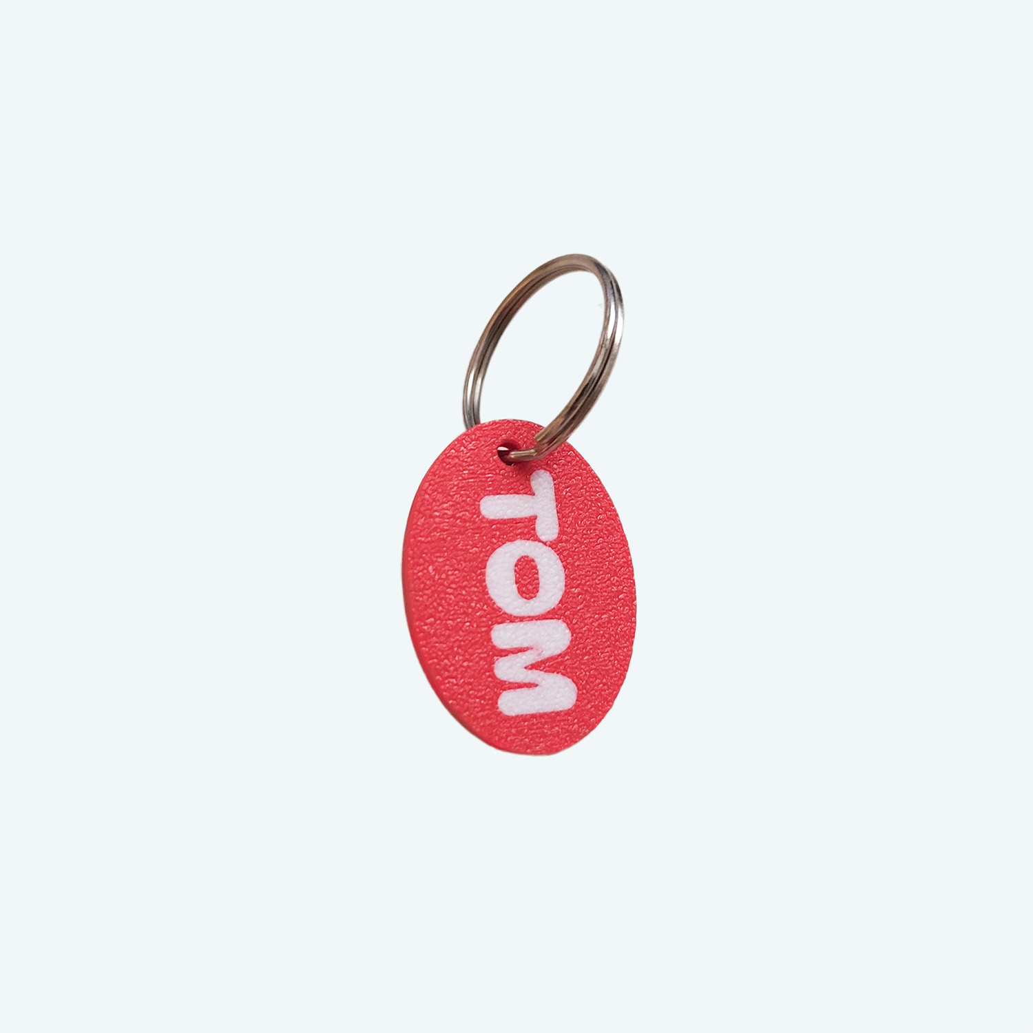 Chapita para Mascotas 3D Impresion Soraire Design Oval - 25x35mm Adelante