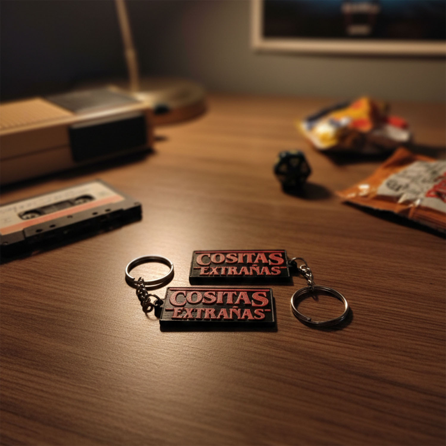 Llavero 3D impresion Cositas Extrañas Stranger Things Soraire Design Netflix (1)