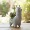 Llama Maceta Contenedor Cactus Suculenta Soraire Design Jardin Marmol Impresion 3D Decoracion Hogar (2)
