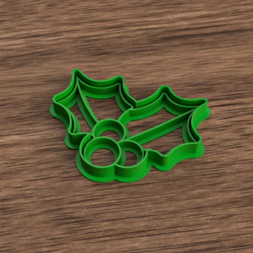 Acebo 8 cm - Cortante y sello PERSPECTIVE