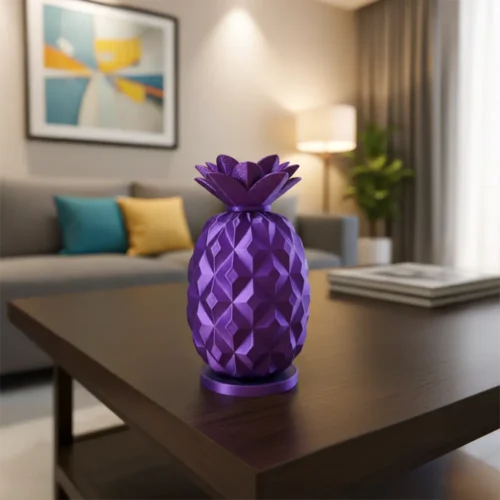 Ananá 15cm – Mod. 06 - Color Violeta Grafito Deco Soraire Design (4)