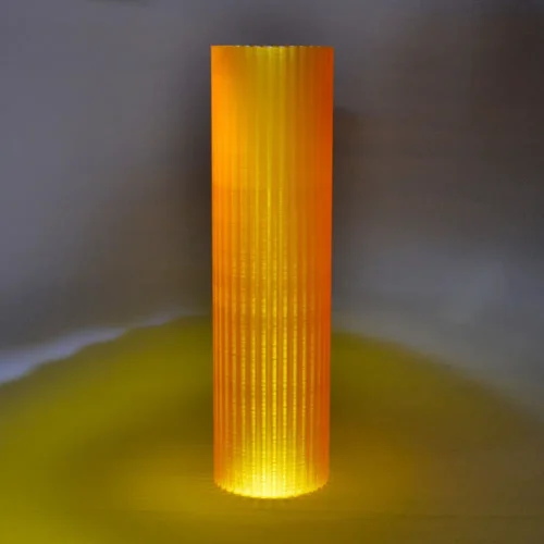 Aurora Boreal Lampara Nordica 3D Macanudo Ambar