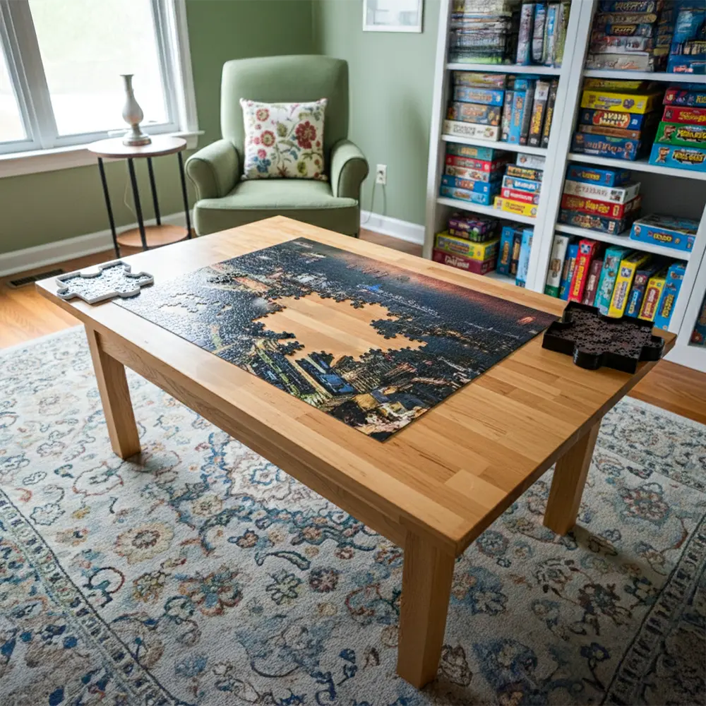 Bandejas x6 para Puzzles Rompecabezas - Apilables, encastrables Soraire Design Impresion 3D mesa con puzzle