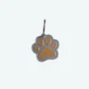 Chapita para Mascotas 3D Impresion Soraire Design Huella - 40x36mm Adelante