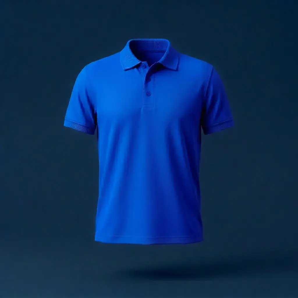 Chomba de pique azul claro Sublimada Personalizada Estampada DTF Soraire Design