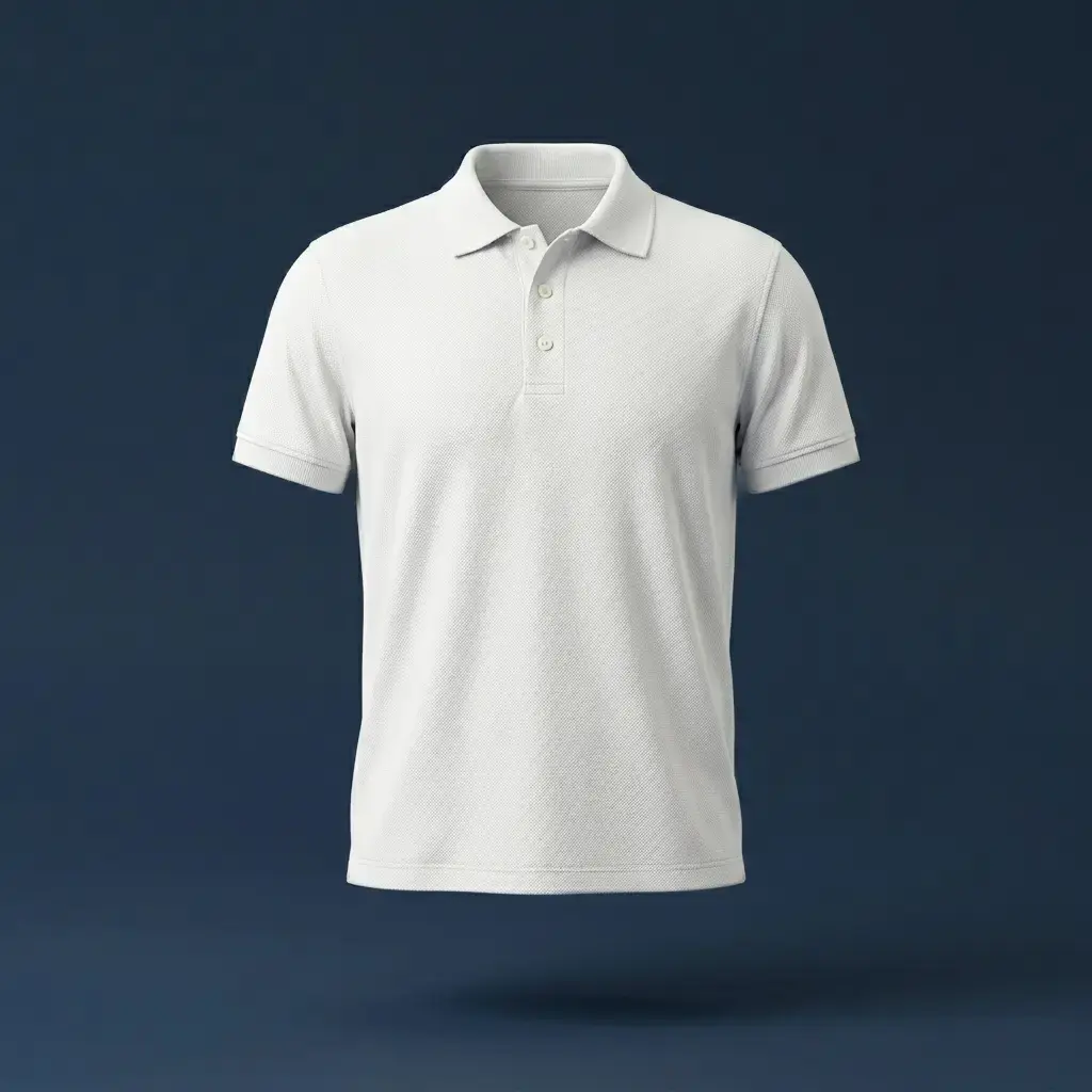 Chomba de pique blanca Sublimada Personalizada Estampada DTF Soraire Design