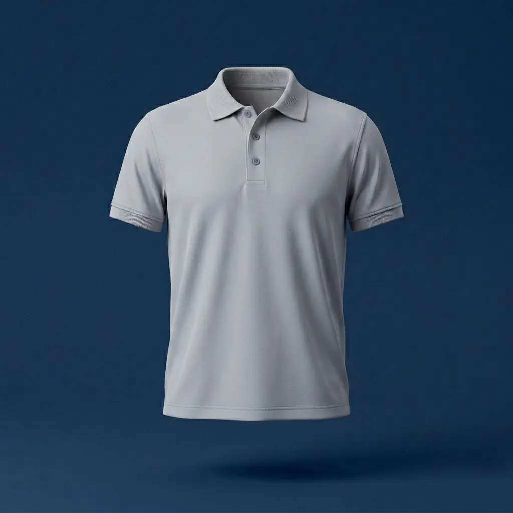 Chomba de pique gris Sublimada Personalizada Estampada DTF Soraire Design