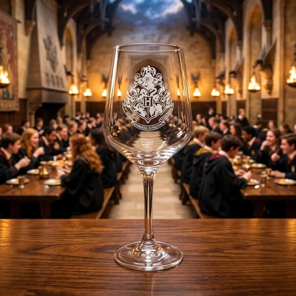 Copa degustación (490 ml) – Hogwarts Grabado personalizado (1)