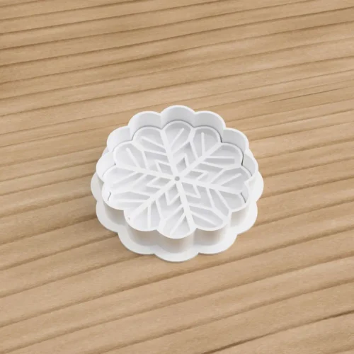 Copo de nieve 5 cm – Cortante y sello 3D (1)