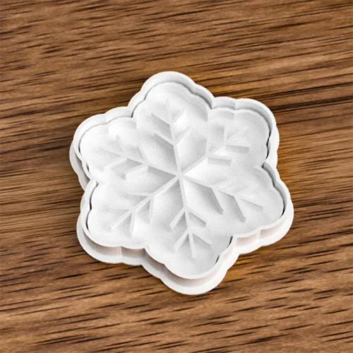 Copo de nieve 7 cm – Cortante y sello 3D Soraire Design