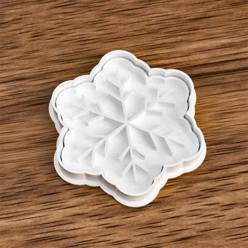 Copo de nieve 7 cm – Cortante y sello 3D Soraire Design
