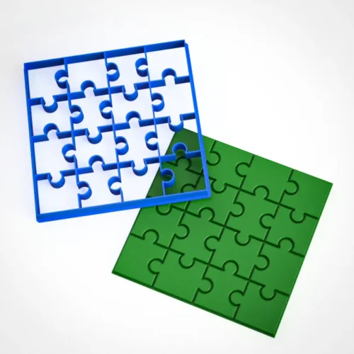 Cortante Rompecabezas 3D Impreso Soraire Design Ceramica Masa 12x12 W