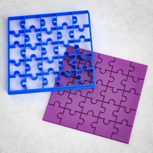 Cortante Rompecabezas 3D Impreso Soraire Design Ceramica Masa 15x15