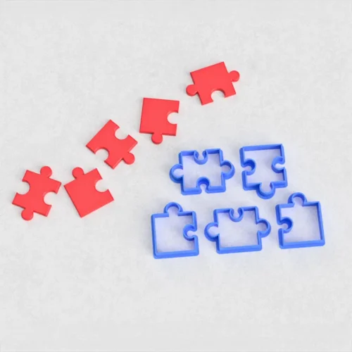 Cortantes Rompecabezas 3cm Set x5