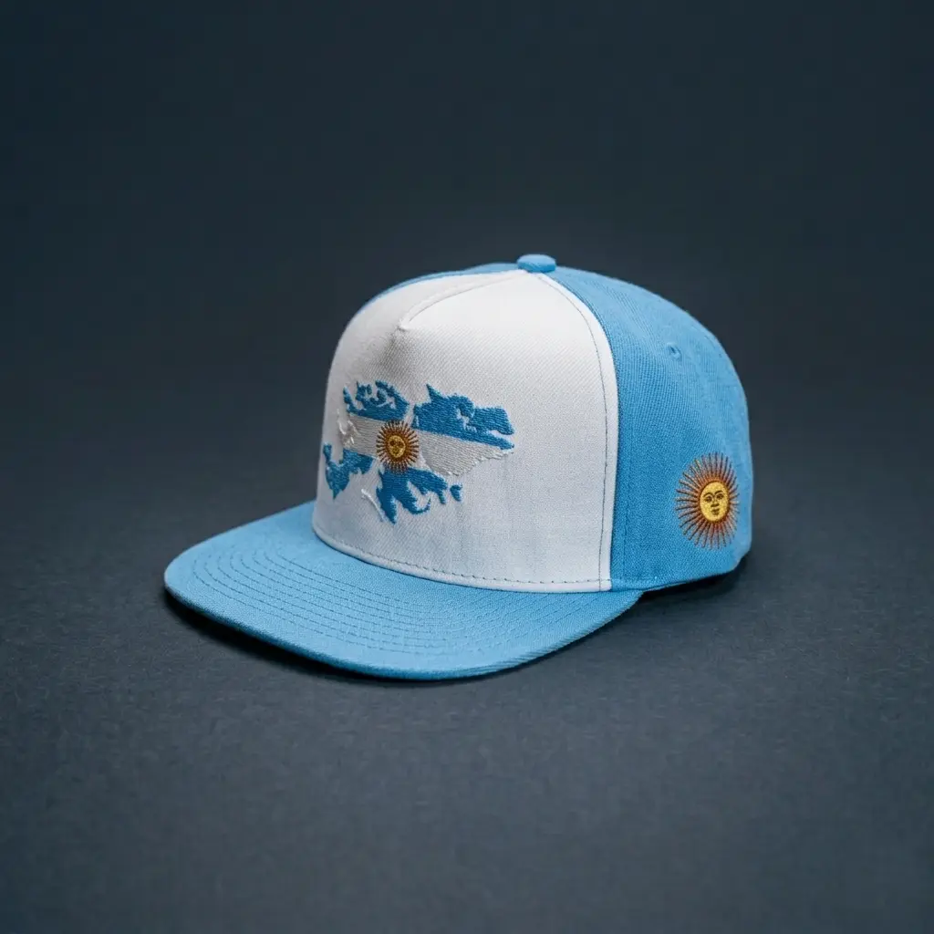 Gorra Snapback Bordada Islas Malvinas Soraire Design (2)