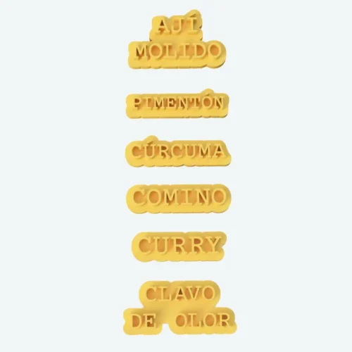 Kit Sellos 3D Especias