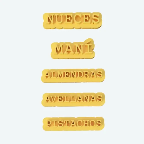 Kit Sellos 3D Frutos Secos 1