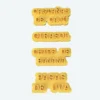 Kit Sellos 3D Frutos Secos 2