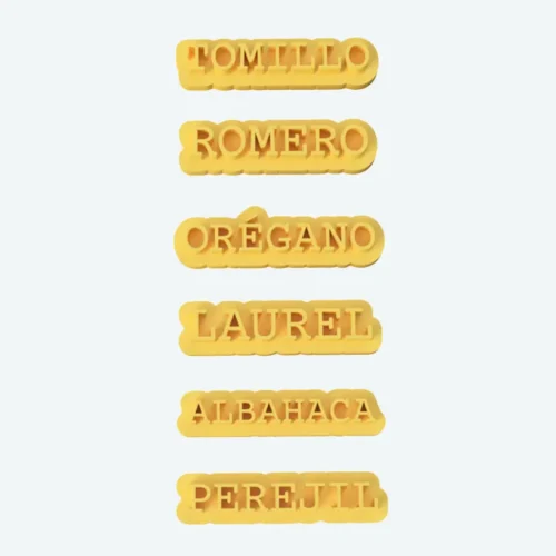 Kit Sellos 3D Hierbas