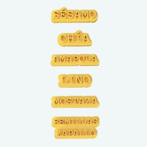 Kit Sellos 3D Semillas