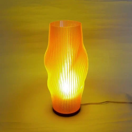 Lampara Nordica 3D Macanudo Ambar Original