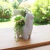 Llama Maceta Contenedor Cactus Suculenta Soraire Design Jardin Marmol Impresion 3D Decoracion Hogar (5)