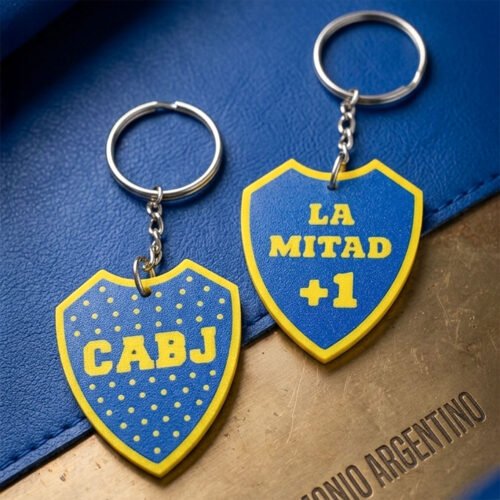 Llavero 3D Impresion Soraire Design Diseño Original Boca Escudo Logo