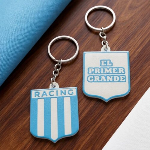 Llavero 3D Impresion Soraire Design Diseño Original Racing Escudo Logo