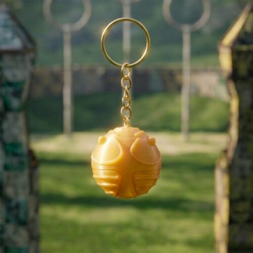 Llavero 3D Impresion Soraire Design Diseño Original Snitch Dorada Harry Potter Quidditch (1)