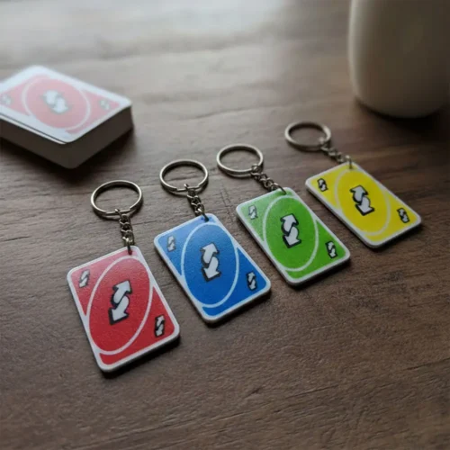 Llavero Carta UNO 3D Impresion Soraire Design Reversa Cambia Ronda (2)