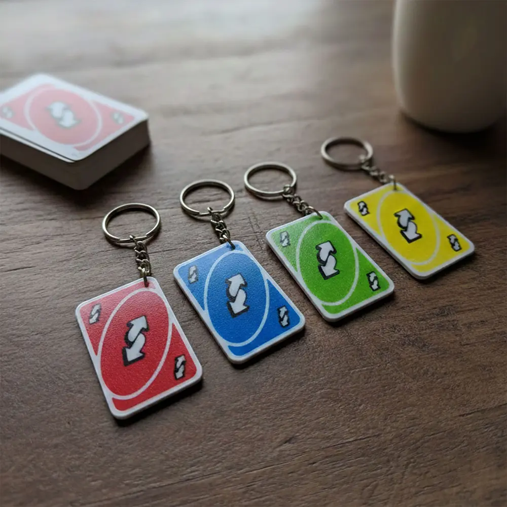 Llavero Carta UNO 3D Impresion Soraire Design Reversa Cambia Ronda (2)