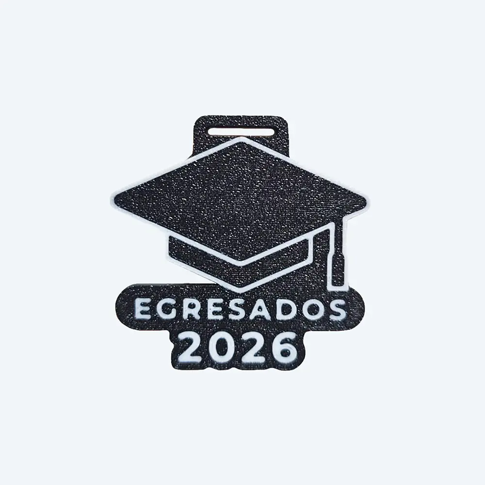 Medallas 3D Personalizadas Soraire Design Medalla 3D Egresados 2026 Birrete