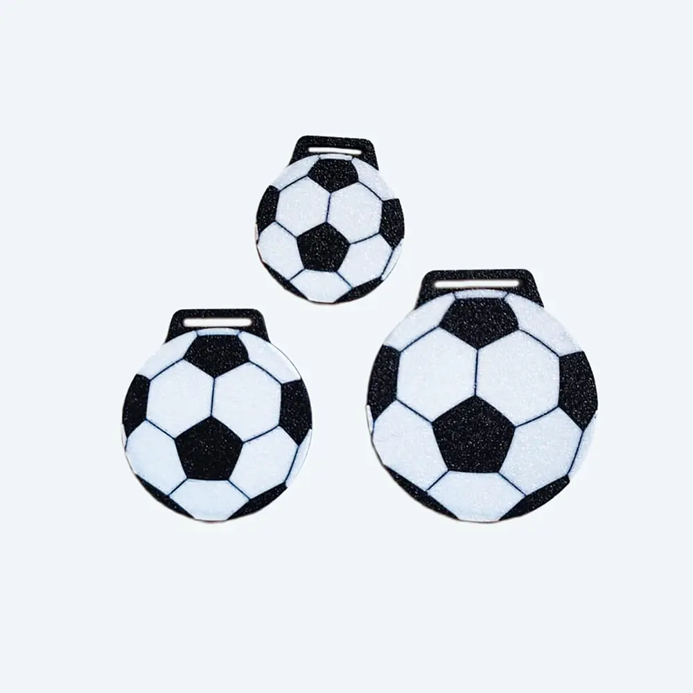 Medallas 3D Personalizadas Soraire Design Medalla 3D Pelota de Fútbol (2)