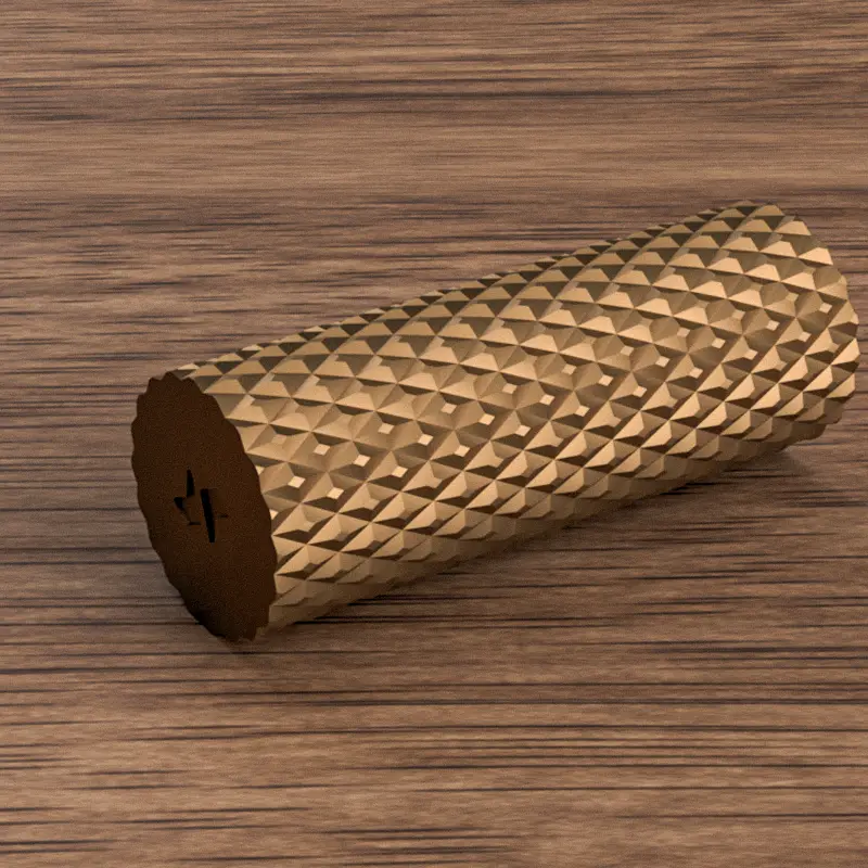 Rodillo textura 8cm - Moleteado inverso RENDER