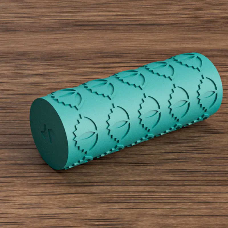 Rodillo textura 8cm - Plantita Hoja RENDER