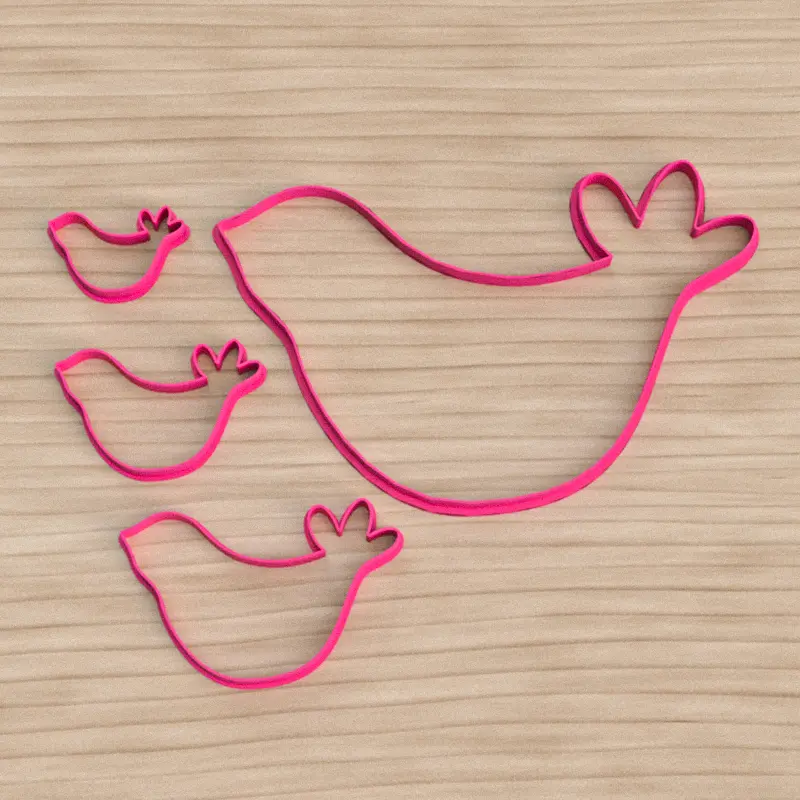 Set Cortantes Pajaritos x3