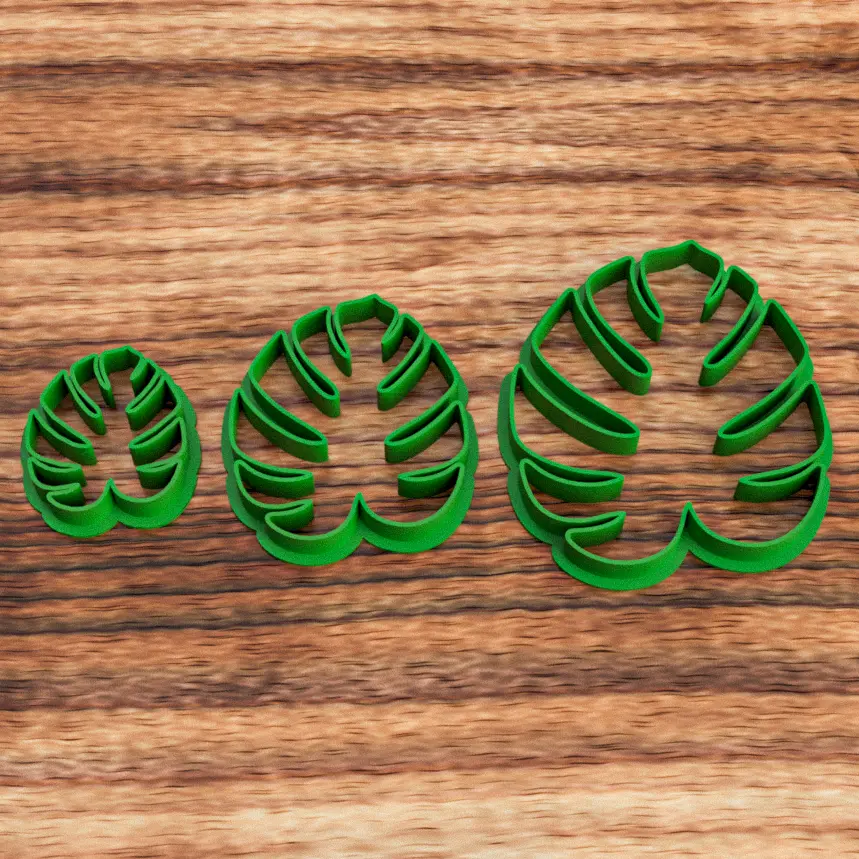 Set x3 Cortantes Hoja monstera