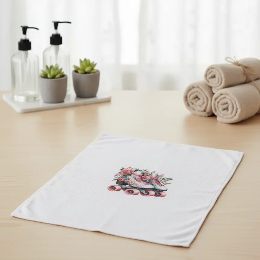 Toalla de mano estampada personalizable Subliamda Sublimacion Soraire Design (5)