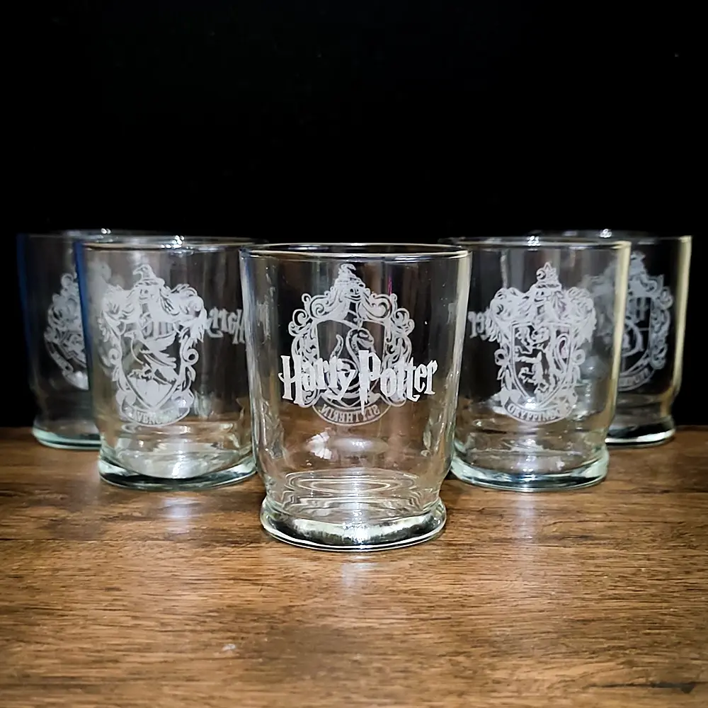 Vaso Corto (290 ml) - Harry Potter - Slytherin Detras