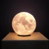 Lámpara Luna Soraire Design 13cm Blanco y Cálido