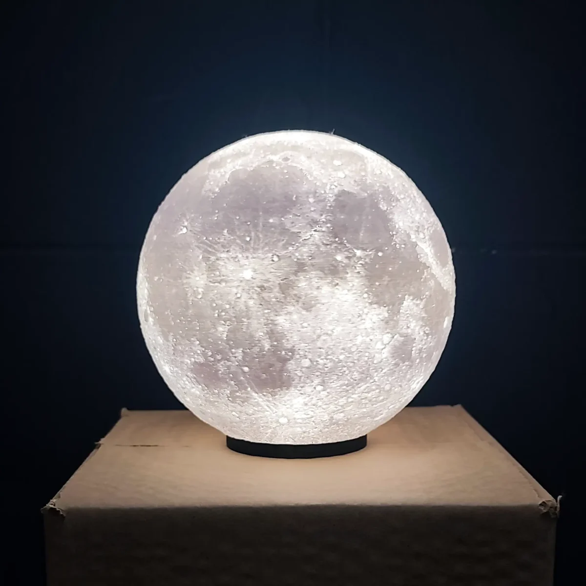 Lámpara Luna Soraire Design 15cm Blanco y Frío