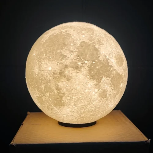 Lámpara Luna Soraire Design 18cm Blanco Cálido y Cálido
